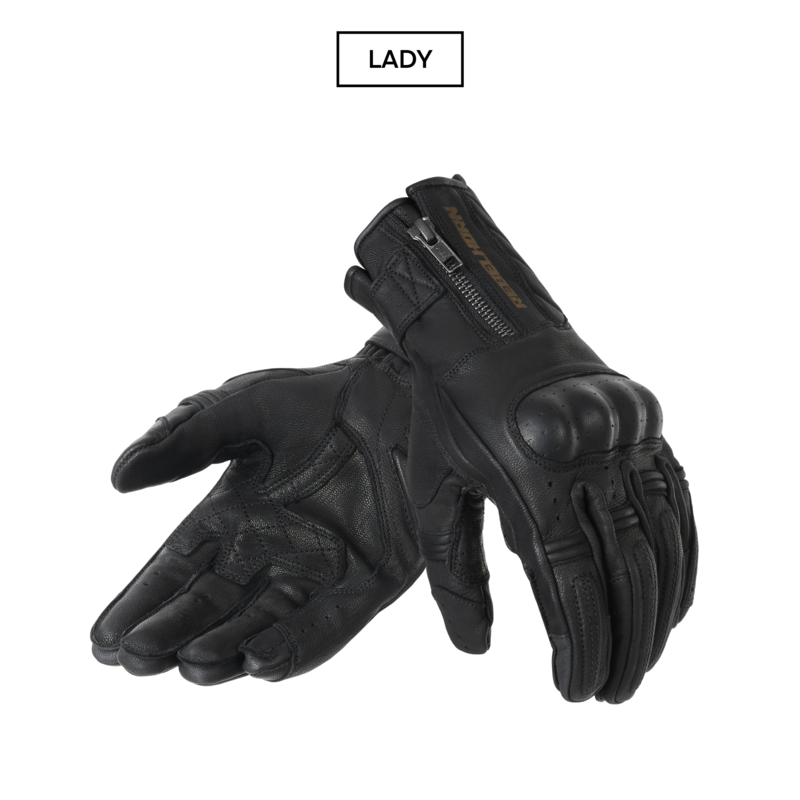 RĘKAWICE MOTOCYKLOWE DAMSKIE REBELHORN HUNTER BLACK RĘKAWICE MOTOCYKLOWE DAMSKIE REBELHORN HUNTER BLACK