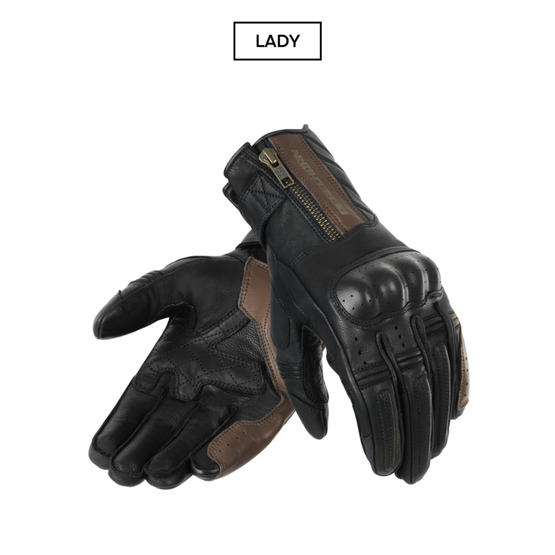 RĘKAWICE MOTOCYKLOWE DAMSKIE REBELHORN HUNTER VINTAGE BROWN RĘKAWICE MOTOCYKLOWE DAMSKIE REBELHORN HUNTER VINTAGE BROWN