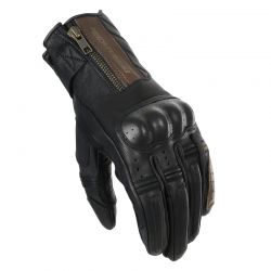 RĘKAWICE MOTOCYKLOWE DAMSKIE REBELHORN HUNTER VINTAGE BROWN 