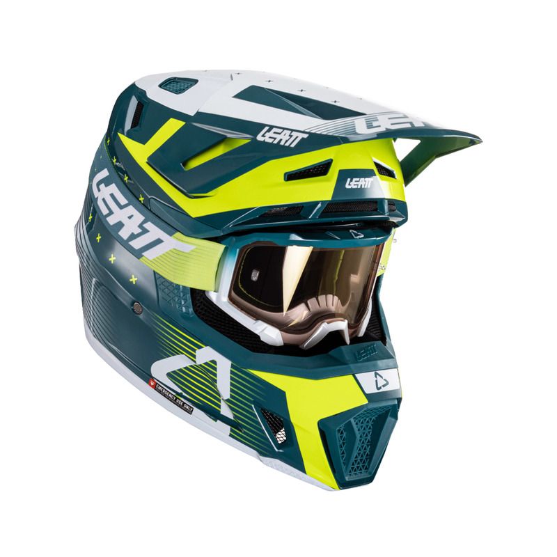 KASK Z GOGLAMI LEATT KIT MOTO 7.5 V24 ACID FUEL (57-58CM) 
