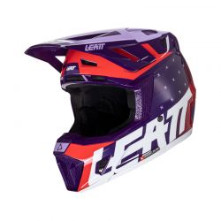 KASK Z GOGLAMI LEATT KIT MOTO 7.5 V24 SUNDOWN (55-56CM) 