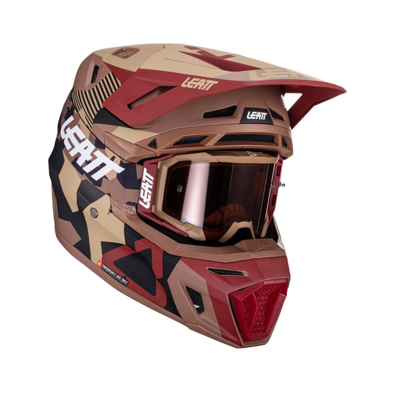 KASK Z GOGLAMI LEATT KIT MOTO 8.5 V24 RUBY STONE (57-58CM) 