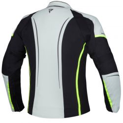 KURTKA MOTOCYKLOWA TEKSTYLNA DAMSKA REBELHORN LUNA BLACK ICE FLUO YELLOW 
