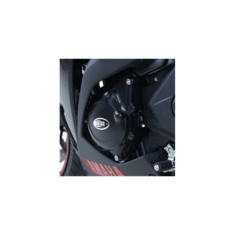 OSŁONA SILNIKA RG RACING YAMAHA YZF-R25 14-/YZF-R3 15-/MT-25/MT-03, LEWA STRONA BLACK