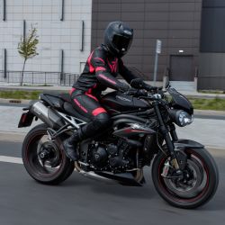 KURTKA MOTOCYKLOWA SKÓRZANA DAMSKA REBELHORN REBEL PINK BLACK 