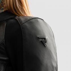 KURTKA MOTOCYKLOWA SKÓRZANA DAMSKA REBELHORN SIENA BLACK 