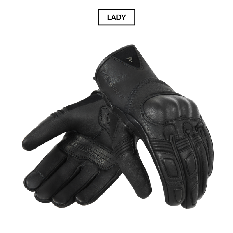 RĘKAWICE MOTOCYKLOWE DAMSKIE REBELHORN THUG 2 BLACK RĘKAWICE MOTOCYKLOWE DAMSKIE REBELHORN THUG 2 BLACK