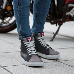 BUTY MOTOCYKLOWE DAMSKIE REBELHORN TRAMP 2 BLACK GREY 