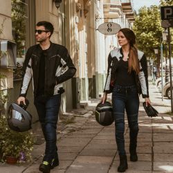 JEANSY MOTOCYKLOWE DAMSKIE OZONE AGNESS 2 WASHED BLACK 24/30