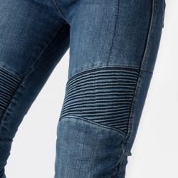 JEANSY MOTOCYKLOWE DAMSKIE OZONE AGNESS 2 WASHED BLUE 24/30