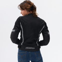KURTKA MOTOCYKLOWA TEKSTYLNA DAMSKA OZONE DART BLACK 