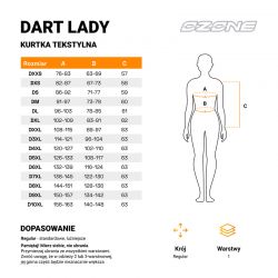KURTKA MOTOCYKLOWA TEKSTYLNA DAMSKA OZONE DART CAPPUCINO 