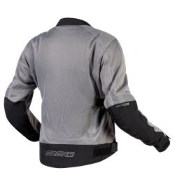 KURTKA MOTOCYKLOWA TEKSTYLNA DAMSKA OZONE DART SILVER BLACK 