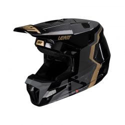 KASK Z GOGLAMI LEATT JUNIOR KIT MOTO 3.5 V25 BLACK (51-52CM) 