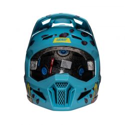 KASK Z GOGLAMI LEATT JUNIOR KIT MOTO 3.5 V25 CHEETAH (51-52CM) 