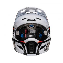 KASK Z GOGLAMI LEATT JUNIOR KIT MOTO 3.5 V25 WHITE (51-52CM) 
