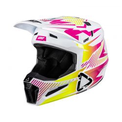 KASK Z GOGLAMI LEATT KIT MOTO 3.5 V26 STORM PINK (53-54CM) 