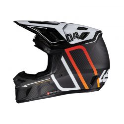 KASK Z GOGLAMI LEATT KIT MOTO 9.5 V25 CARBON/WHITE (55-56CM) 