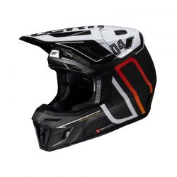 KASK Z GOGLAMI LEATT KIT MOTO 9.5 V25 CARBON/WHITE (55-56CM) 