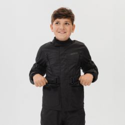 KURTKA MOTOCYKLOWA TEKSTYLNA JUNIOR OZONE SAHARA BLACK 