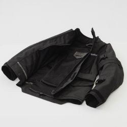 KURTKA MOTOCYKLOWA TEKSTYLNA JUNIOR OZONE SAHARA BLACK 