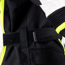 KURTKA MOTOCYKLOWA TEKSTYLNA DAMSKA OZONE SAHARA BLACK GREY FLUO YELLOW 