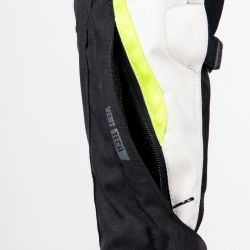 KURTKA MOTOCYKLOWA TEKSTYLNA DAMSKA OZONE SAHARA BLACK GREY FLUO YELLOW 