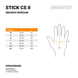RĘKAWICE MOTOCYKLOWE DAMSKIE OZONE STICK CUSTOM 2 BLACK 