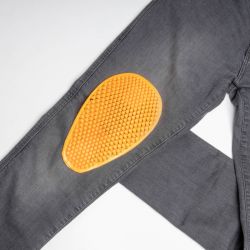 JEANSY MOTOCYKLOWE DAMSKIE OZONE STRIKER SLIM FIT WASHED GREY 24/30
