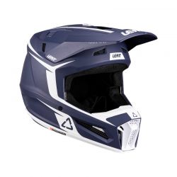 KASK Z GOGLAMI LEATT JUNIOR KIT MOTO 3.5 V26 BLUE (51-52CM) 