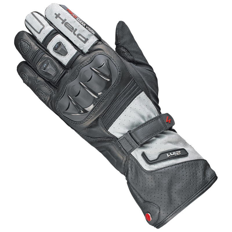 RĘKAWICE MOTOCYKLOWE HELD AIR N DRY 2 [GORE-TEX] BLACK GREY 