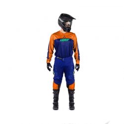 ZESTAW OFFROADOWY (BLUZA I SPODNIE) LEATT RIDE KIT MOTO 3.5 ORANGE XS/US28/EU46