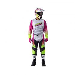 ZESTAW OFFROADOWY (BLUZA I SPODNIE) LEATT RIDE KIT MOTO 3.5 RETRO PINK XS/US28/EU46