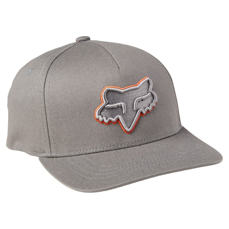CZAPKA Z DASZKIEM FOX JUNIOR EPICYCLE 110 SNAPBACK PEWETR  ENDURO CROSS