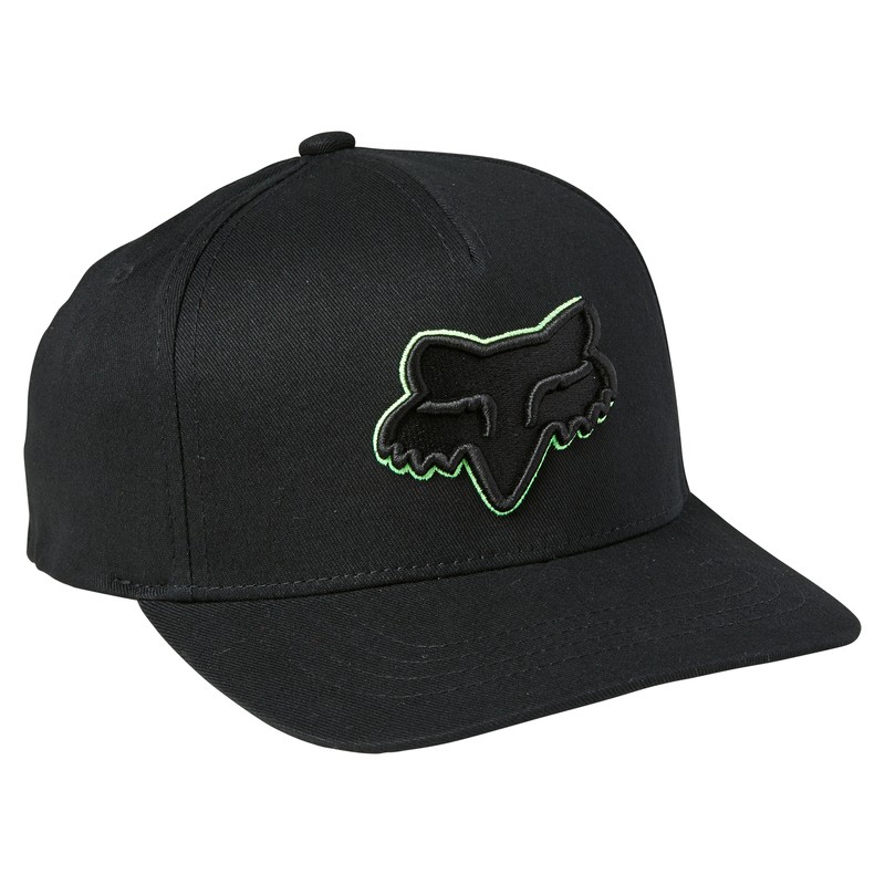 CZAPKA Z DASZKIEM FOX JUNIOR EPICYCLE 110 SNAPBACK BLACK/GREEN  ENDURO CROSS