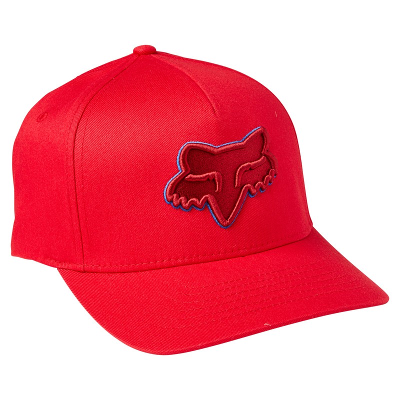 CZAPKA Z DASZKIEM FOX EPICYCLE FLEXFIT 2.0 FLAME RED  ENDURO CROSS