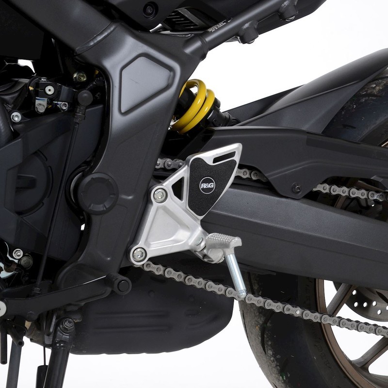 OSŁONA WAHACZA RG RACING HONDA CB650R 19- / CBR650R 19-, 2 CZĘŚCI BLACK
