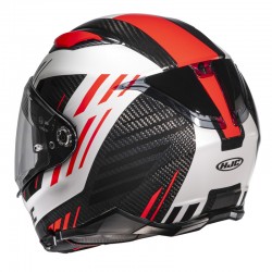 KASK HJC F70 CARBON KESTA BLACK/WHITE/RED XS