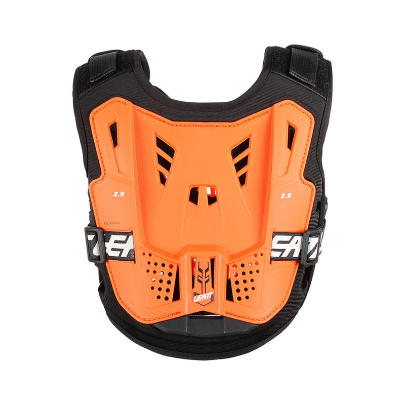 BUZER JUNIOR LEATT MINI PROTECTOR 2.5 ORANGE BLACK (110-134CM)