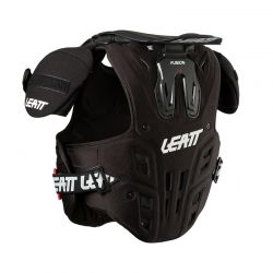 BUZER JUNIOR LEATT FUSION VEST 2.0 BLACK (105-125CM) 