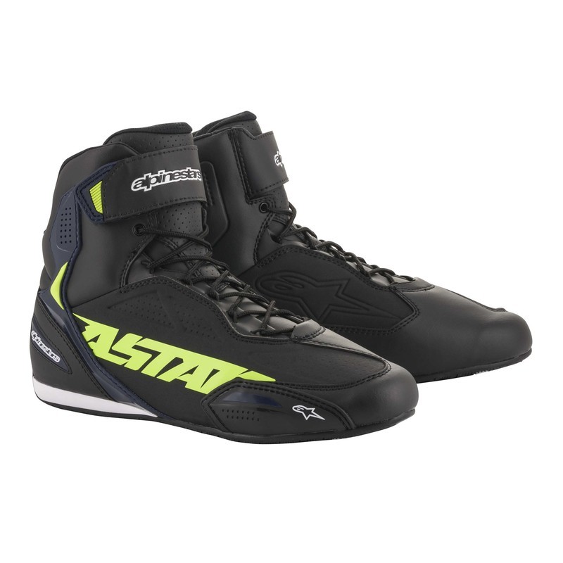 BUTY ALPINESTARS FASTER-3 BLACK/FLUO YELLOW/BLUE 