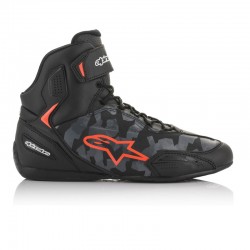 BUTY ALPINESTARS FASTER-3 BLACK/GREY CAMO/FLUO RED 