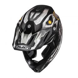 KASK MOTOCYKLOWY HJC C50 MECHA BEAST BLACK GREY 