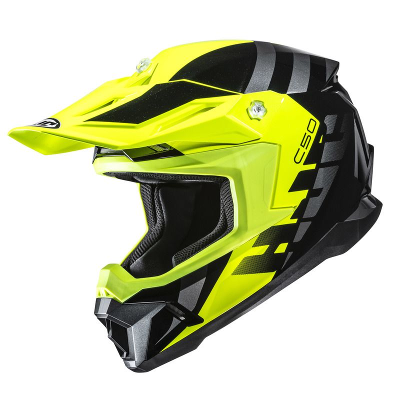 KASK MOTOCYKLOWY HJC C50 MIRAGE YELLOW BLACK KASK MOTOCYKLOWY HJC C50 MIRAGE YELLOW BLACK