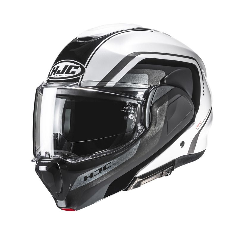 KASK MOTOCYKLOWY HJC F100 REFF GREY WHITE KASK MOTOCYKLOWY HJC F100 REFF GREY WHITE