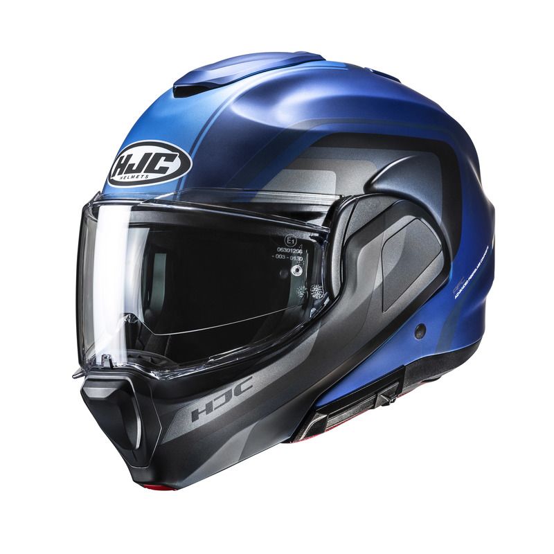 KASK MOTOCYKLOWY HJC F100 REFF BLUE GREY KASK MOTOCYKLOWY HJC F100 REFF BLUE GREY