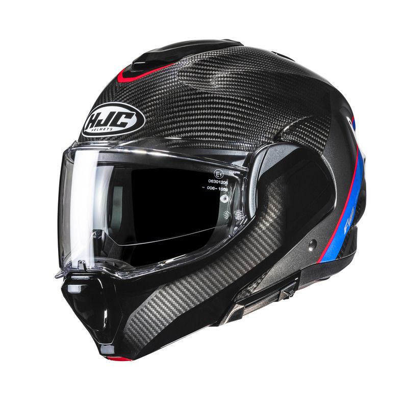 KASK MOTOCYKLOWY HJC F100 CARBON STAN BLACK BLUE KASK MOTOCYKLOWY HJC F100 CARBON STAN BLACK BLUE