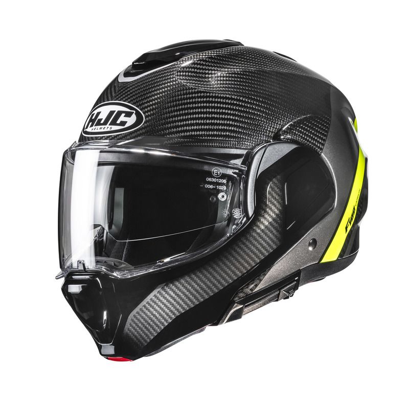 KASK MOTOCYKLOWY HJC F100 CARBON STAN BLACK YELLOW KASK MOTOCYKLOWY HJC F100 CARBON STAN BLACK YELLOW