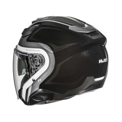 KASK MOTOCYKLOWY HJC F31 BASK BLACK WHITE 