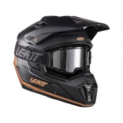 KASK MOTOCYKLOWY Z GOGLAMI...